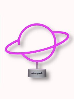 Ariana Grande REM Saturn neon desk light